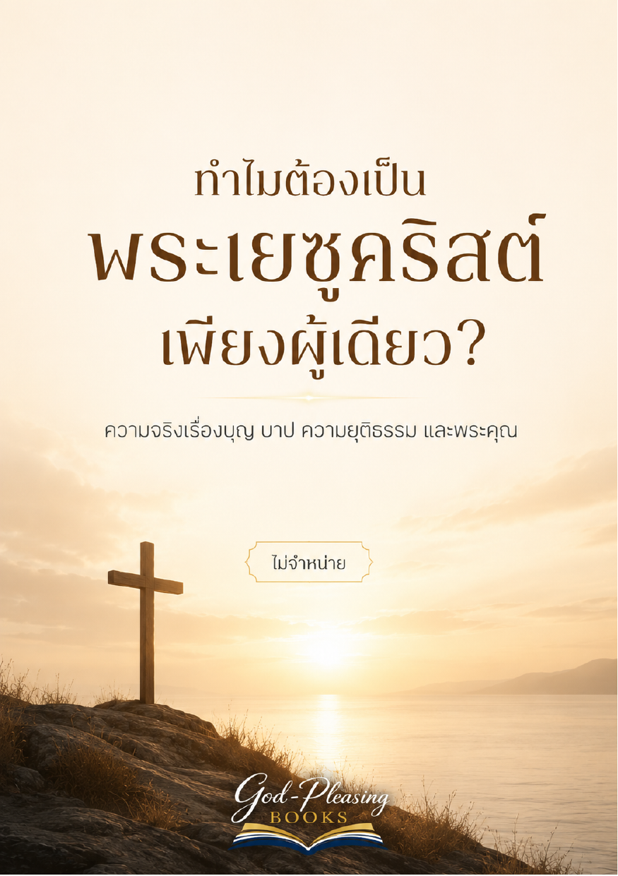 왜 예수 그리스도만이어야 하는가? (전도책자) cover